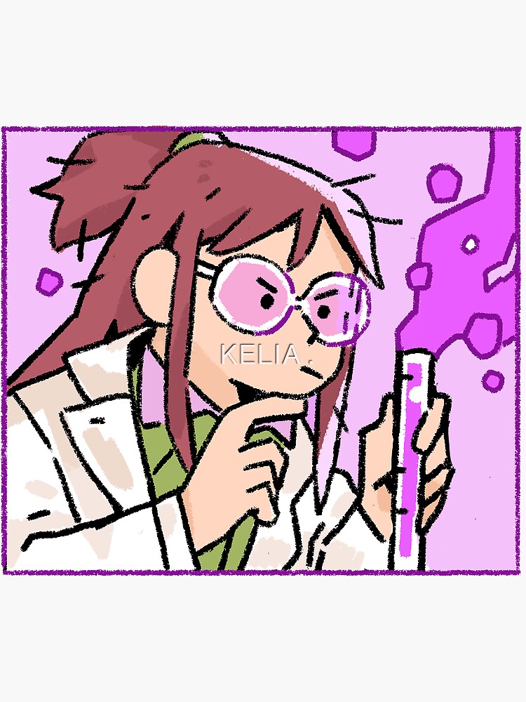 "Science girl" Sticker for Sale by lilismithwick Redbubble