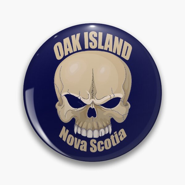 Artikelvorschau, Oak Island Treasure Hunters Schädel Nova Scotia Mystery Legend entworfen und verkauft von TopTeeShop.