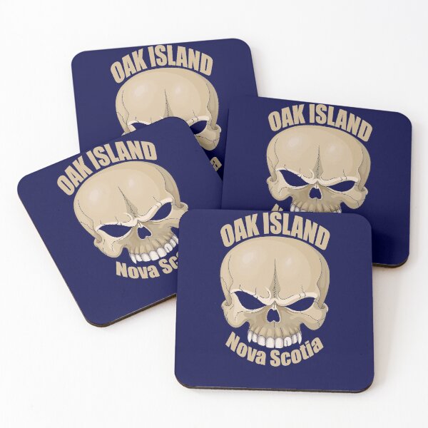 Artikelvorschau, Oak Island Treasure Hunters Schädel Nova Scotia Mystery Legend entworfen und verkauft von TopTeeShop.