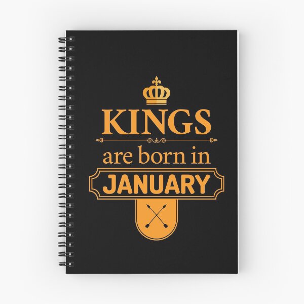 Item preview, Kings Are Born In January | Birthday Gift | designed and sold by Minimalwiz.