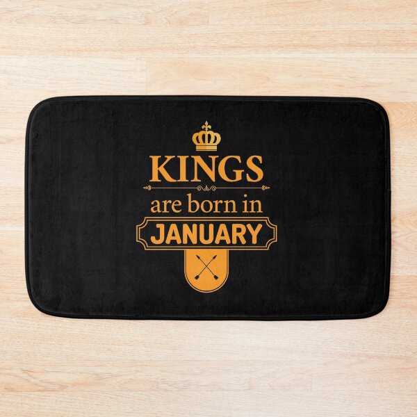 Item preview, Kings Are Born In January | Birthday Gift | designed and sold by Minimalwiz.