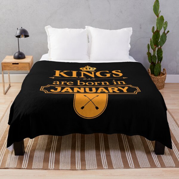 Item preview, Kings Are Born In January | Birthday Gift | designed and sold by Minimalwiz.