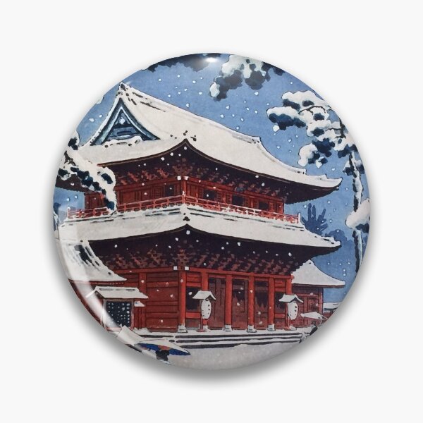 Item preview, Zojoji Temple in Snow by Tsuchiya Koitsu designed and sold by Takeda-art.