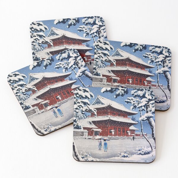 Item preview, Zojoji Temple in Snow by Tsuchiya Koitsu designed and sold by Takeda-art.
