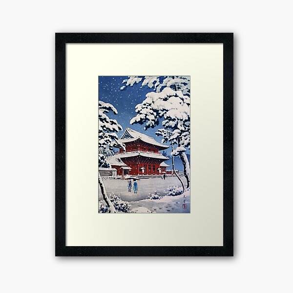 Item preview, Zojoji Temple in Snow by Tsuchiya Koitsu designed and sold by Takeda-art.