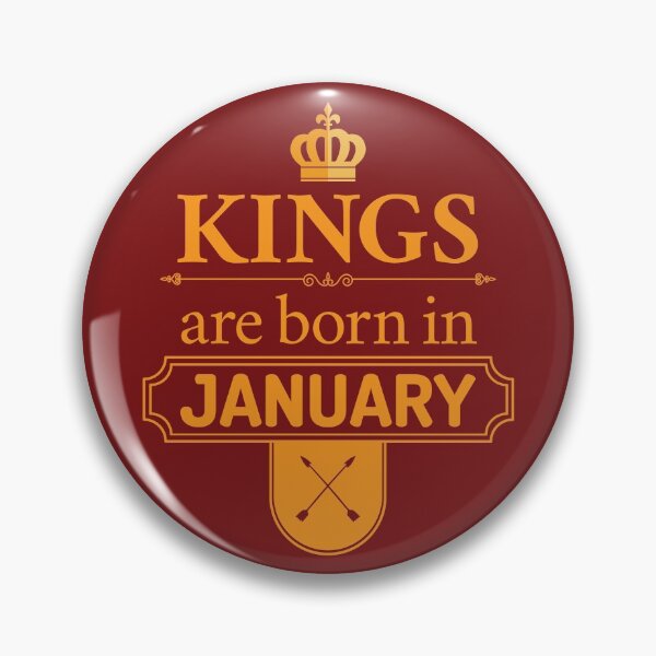 Item preview, Kings Are Born In January | Birthday Gift | designed and sold by Minimalwiz.
