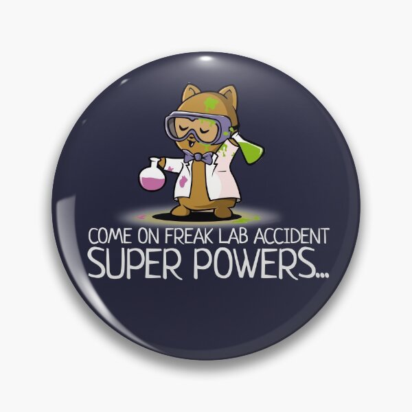 Item preview, Freak Lab Accident Super Powers Funny Science designed and sold by Nerd Shizzle.