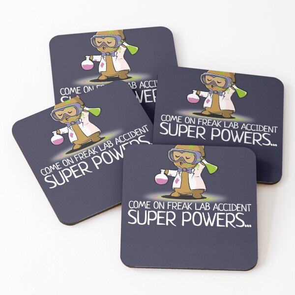Item preview, Freak Lab Accident Super Powers Funny Science designed and sold by Nerd Shizzle.