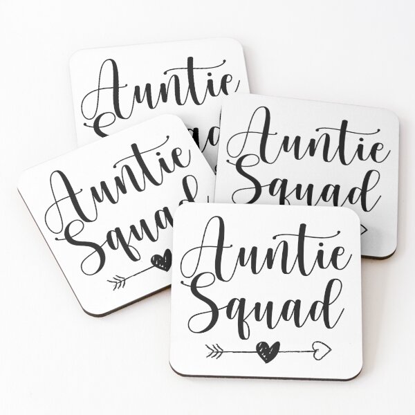 Item preview, Auntie Squad, Christmas Gift for Aunt, Aunt To Be, New Aunt, Pregnancy Announcement, Baby Annoucement designed and sold by ambaart.