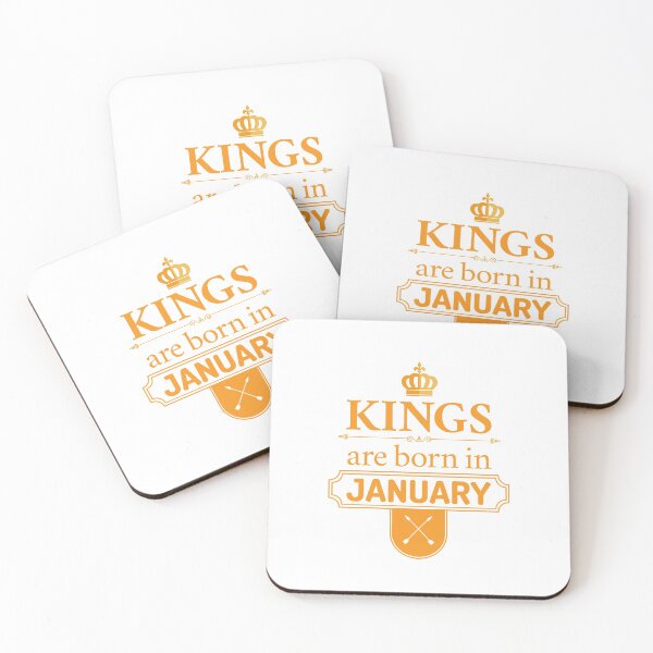 Item preview, Kings Are Born In January | Birthday Gift | designed and sold by Minimalwiz.