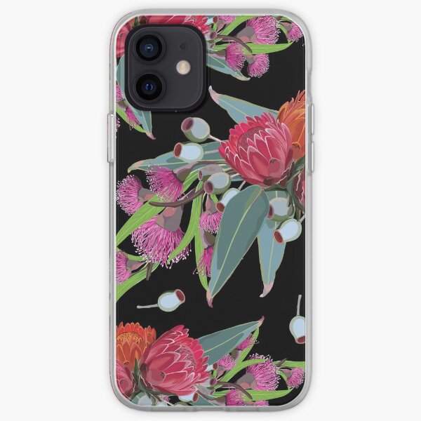 Protea & Eucalyptus Pattern iPhone Soft Case