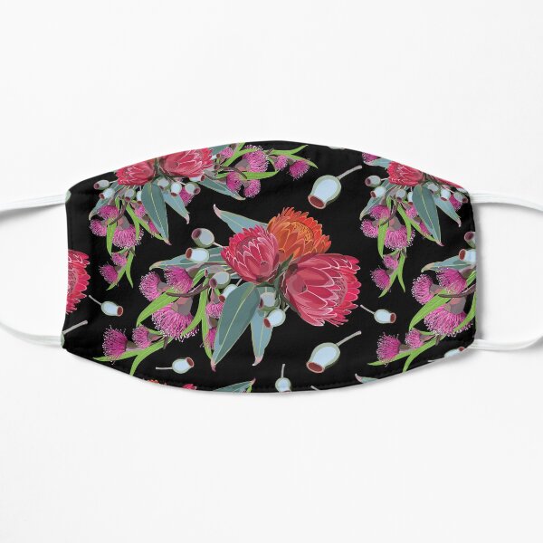 Protea & Eucalyptus Pattern Flat Mask