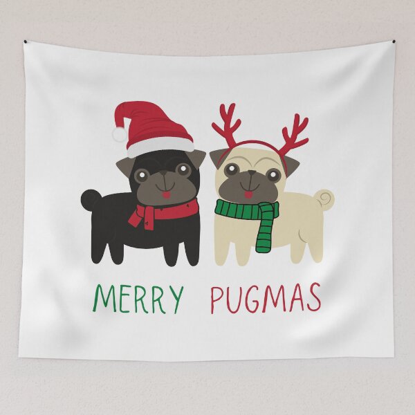Item preview, Merry Pugmas - Pug lover Christmas designed and sold by ShawnDzign.