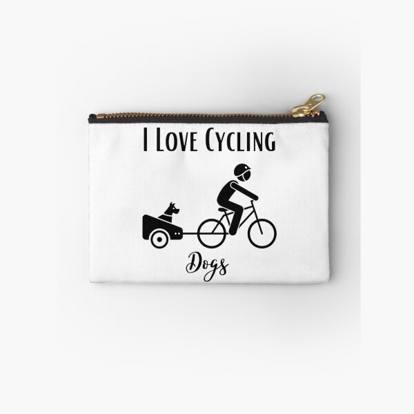 Item preview, I Love Cycling And Dogs,Funny Biking,Funny Dog Lovers designed and sold by piskwi.