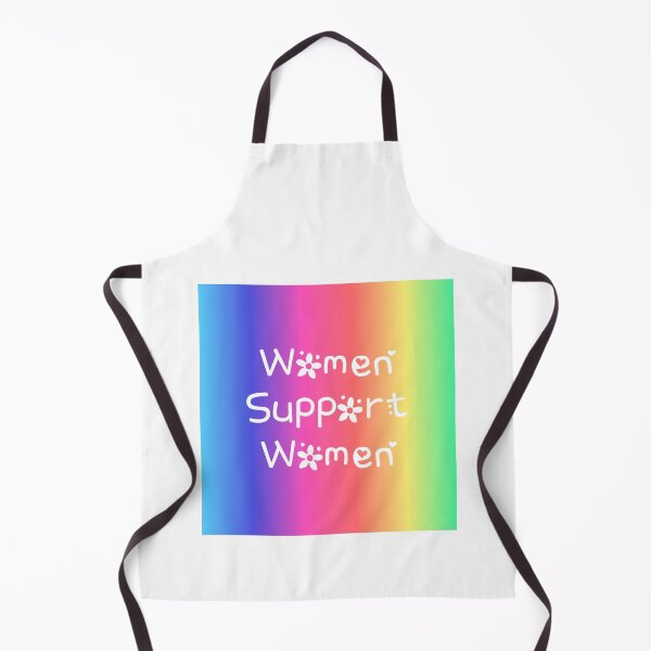 Item preview, Women Support Women Rainbow Gradient Square Hippie Text designed and sold by everything4eva.