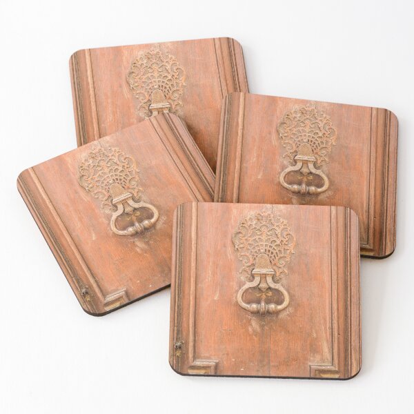 Item preview, Antique Door Knocker and Old Door - French Vintage designed and sold by Dan Shachar.