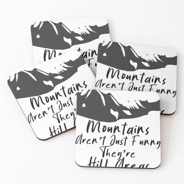 Item preview, Mountains Aren't Just Funny They're Hill Areas designed and sold by SAIDDIA.