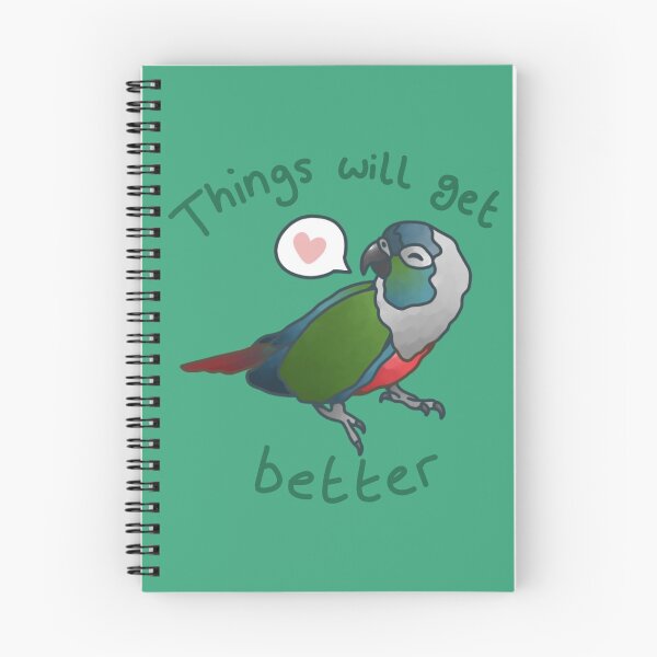 Item preview, Bird Positivity: Things will get better designed and sold by AdoraBirdArt.