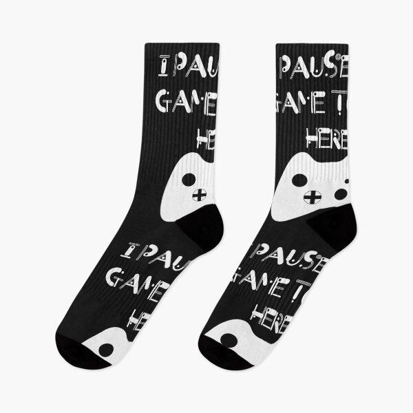 Item preview, I paused my game to be here  designed and sold by DesignsofNote.