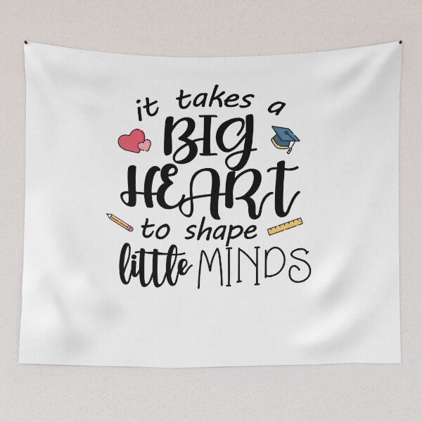 Item preview, It Takes a Big Heart to Shape Little Minds designed and sold by JezabelDesch.