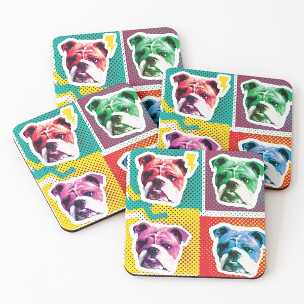 Item preview, pop art English bulldog designed and sold by Valerie Franchi.