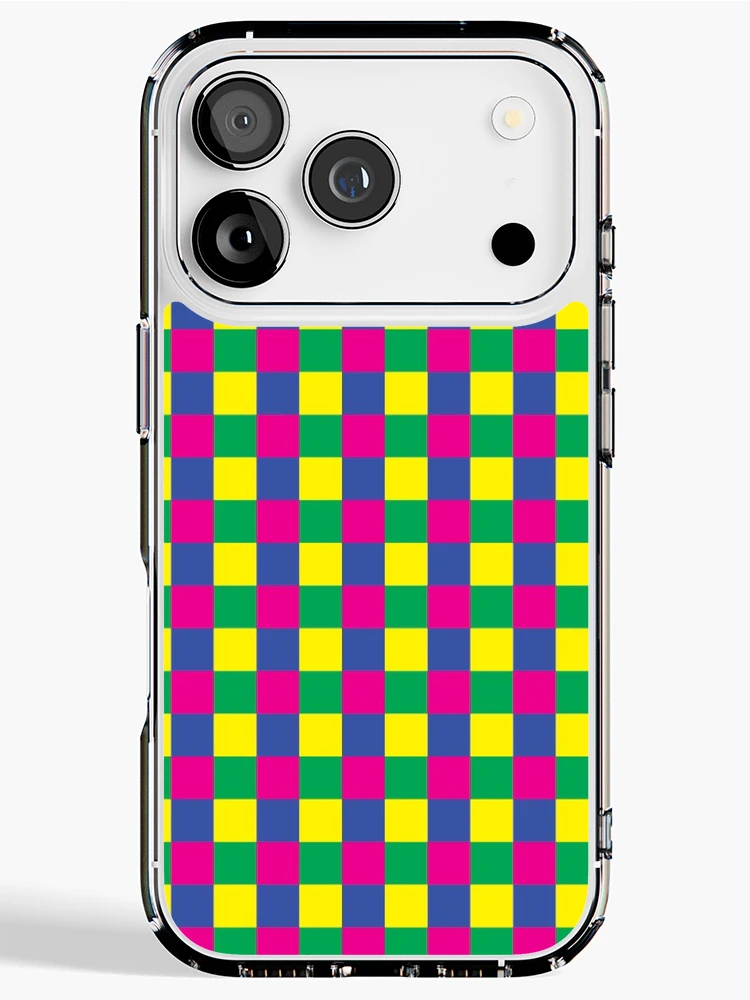 Thumbnail 1 of 5, iPhone Case, Colorful Patch Pattern designed and sold by Rubab Designs.