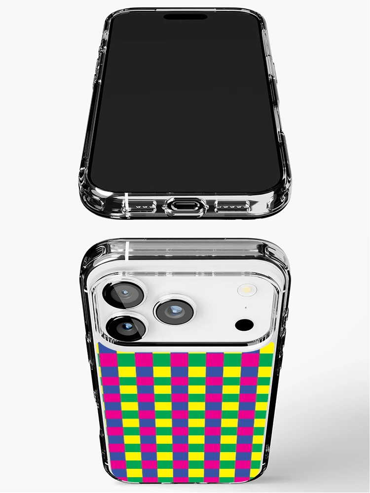 Thumbnail 3 of 5, iPhone Case, Colorful Patch Pattern designed and sold by Rubab Designs.