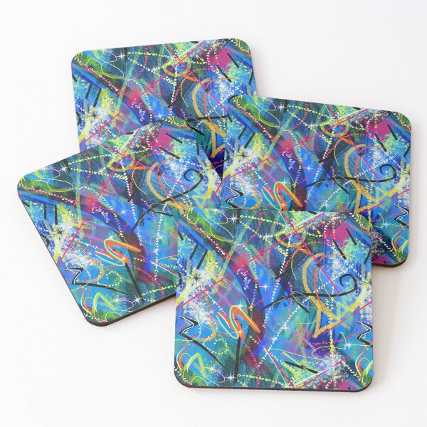 Item preview, Modern Abstract Art. Seamless design for textiles 3 designed and sold by Dance Vibes: Blingit Studios.