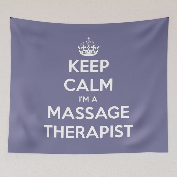Item preview, Keep Calm I Am A Massage Therapist White Text designed and sold by taiche.
