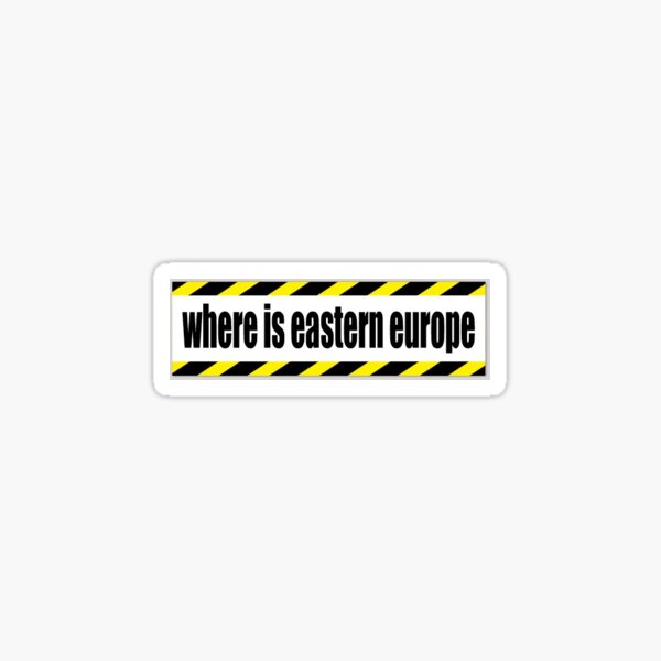 Item preview, where is eastern europe designed and sold by cali cosky.