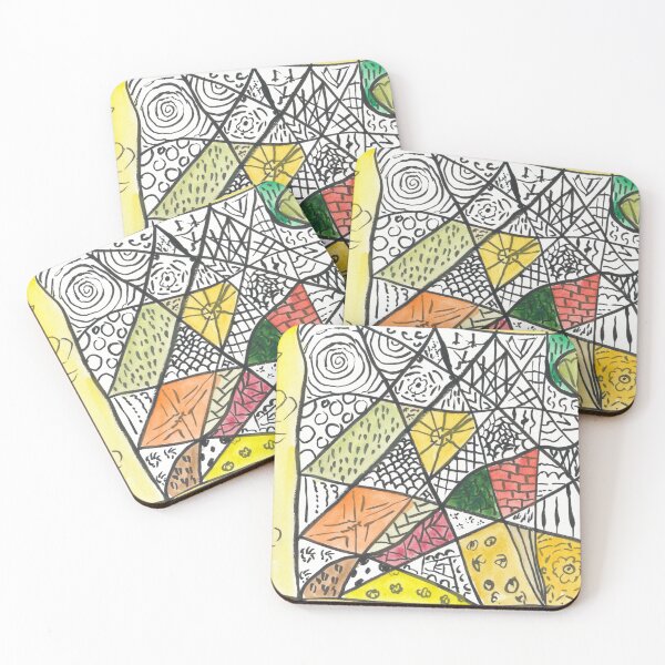 Item preview, Abstract cadmium yellow designed and sold by Melindrea.