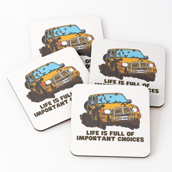 Item preview, Life is Full of Important Choices Off Road 1 designed and sold by NikNanjappa.