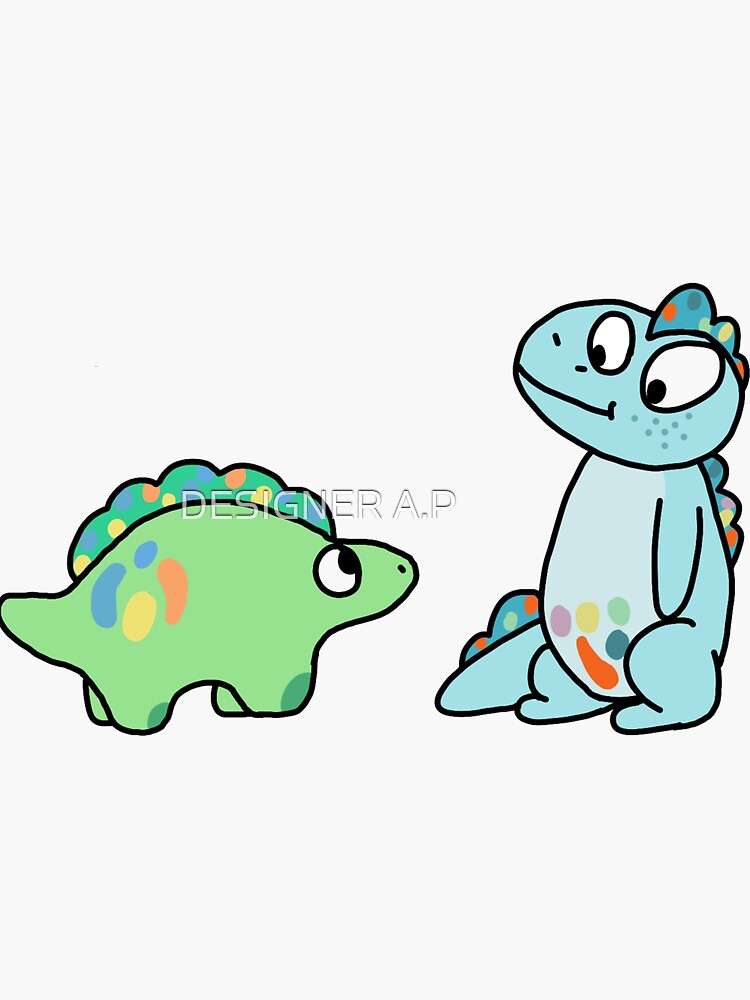 "Pickle and Cousin Derp pack sticker" Sticker by sadek28 Redbubble