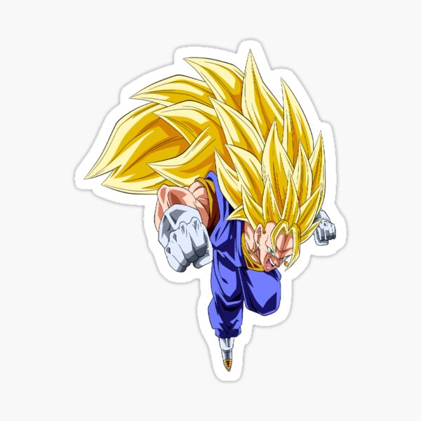 Gogeta SSJ5 (Tricking) Sticker by matthieu jouannet