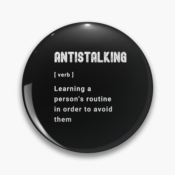 Artikelvorschau, Antistalking Definition Design entworfen und verkauft von BoBiBi Designs.