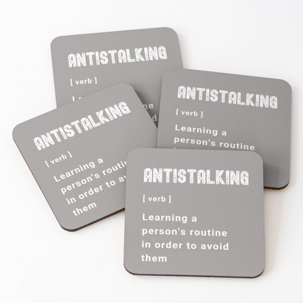 Item preview, Antistalking Definition Design designed and sold by BoBiBi Designs.