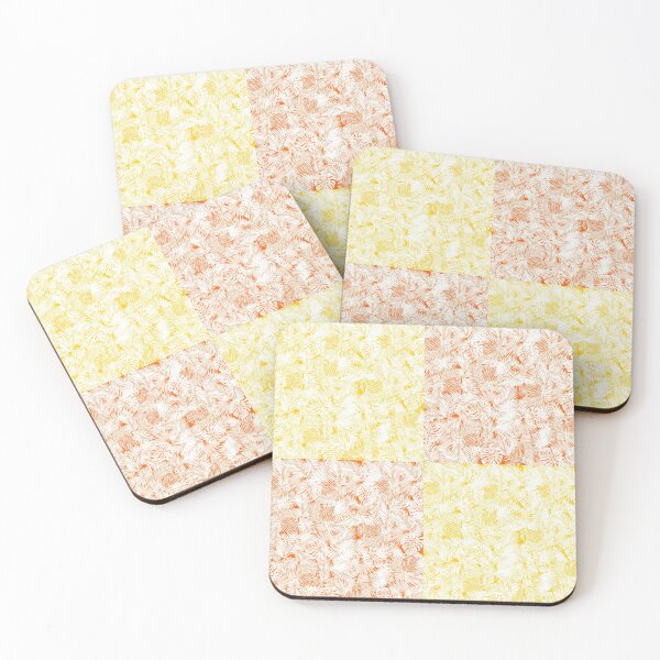 Item preview, yellow orange leaves tropical pattern designed and sold by OMdesigns93.