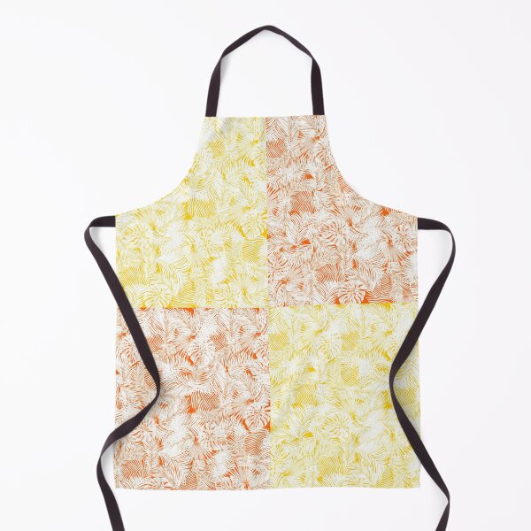 Item preview, yellow orange leaves tropical pattern designed and sold by OMdesigns93.