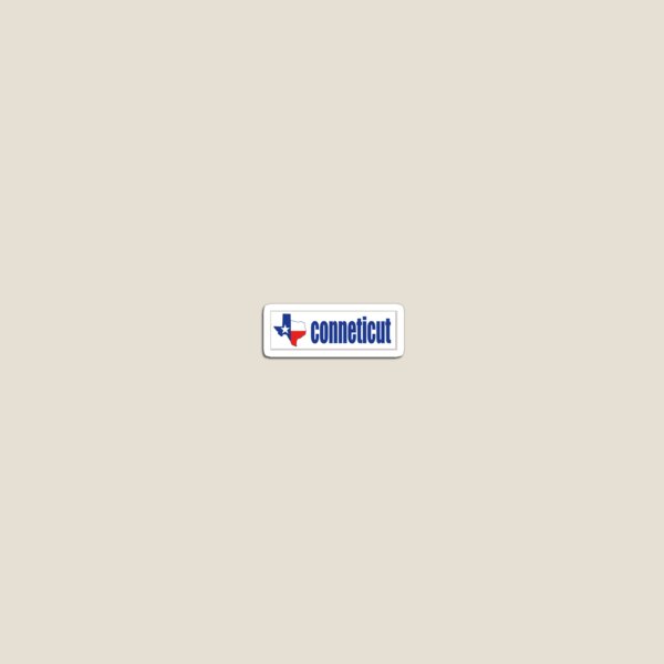Item preview, texas connecticut sticker designed and sold by cali cosky.