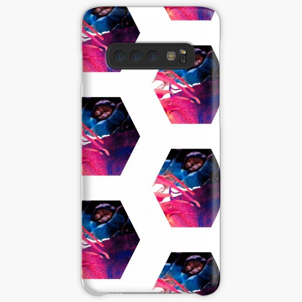 Abstract hexagon (blue/pink/purple) Samsung Galaxy Snap Case