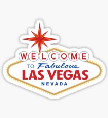 Welcome to Fabulous Las Vegas Sign Sticker