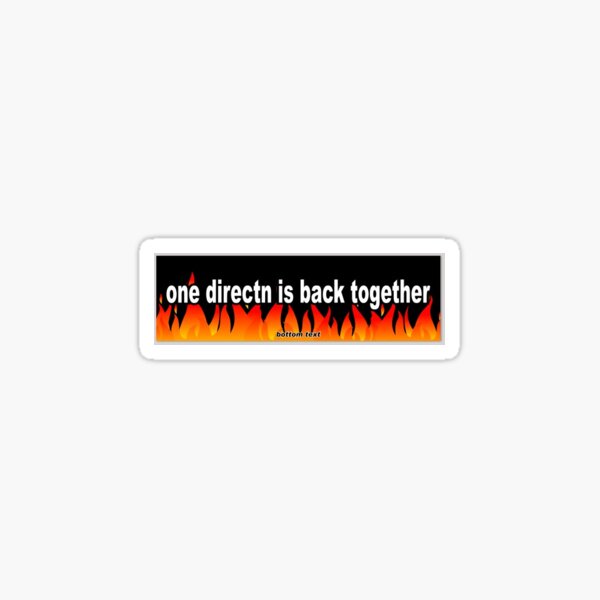 Item preview, one direction sticker designed and sold by cali cosky.