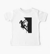 Climbing woman girl Baby Tee