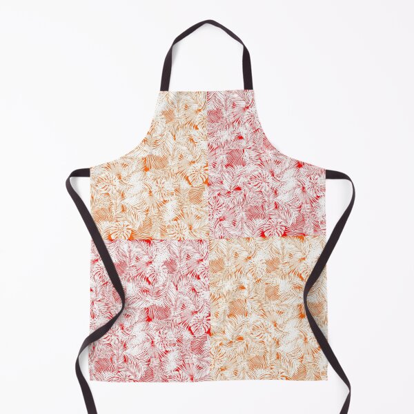 Item preview, orange / red leaves pattern tropical designed and sold by OMdesigns93.