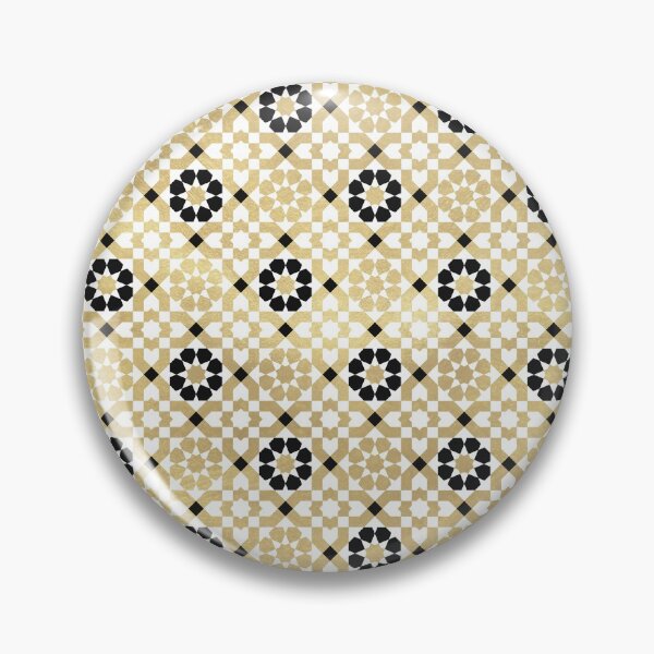 Item preview, Moroccan tiles gold zelij pattern mousaic designed and sold by ambaart.
