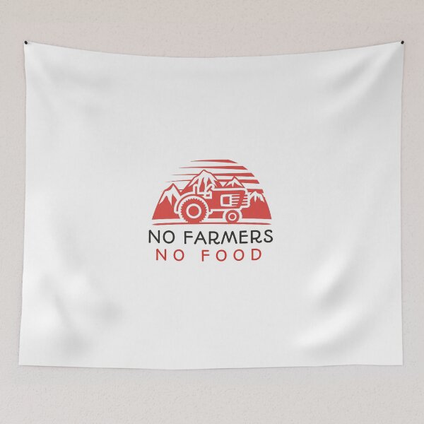 Item preview, No Farmers No Food designed and sold by PerivoliTees.
