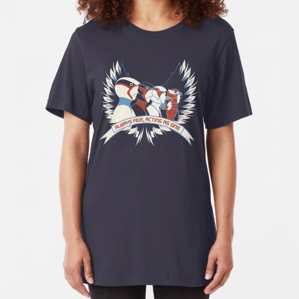Always Five, Acting As One. Slim Fit T-Shirt