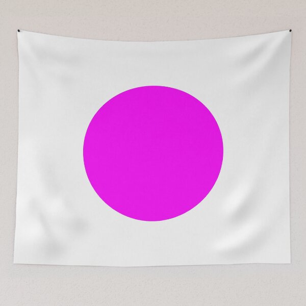 Item preview, Magenta color round sticker labels designed and sold by Roy Store.