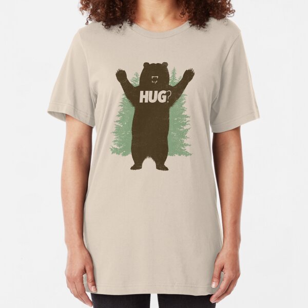 Bear Hug (Reworked) Slim Fit T-Shirt