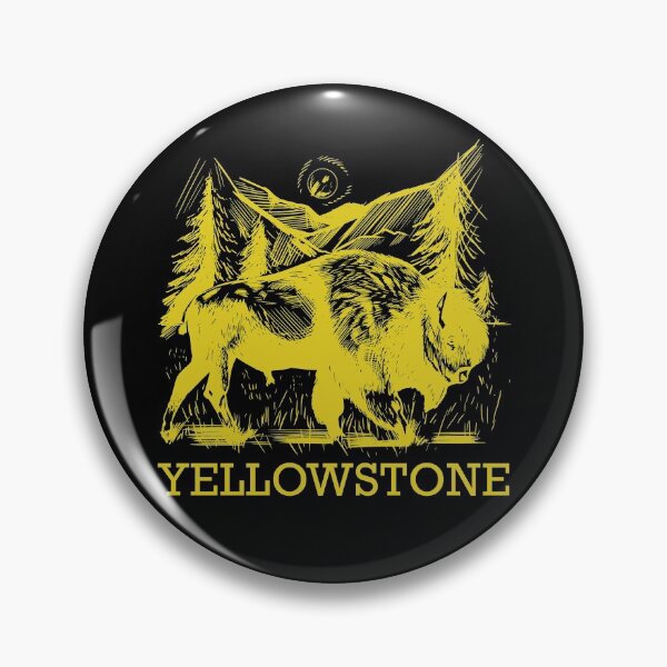 Item preview, Yellowstone Bison Yellowstone National Park Animal Buffalo Gear designed and sold by DynamicDesign.